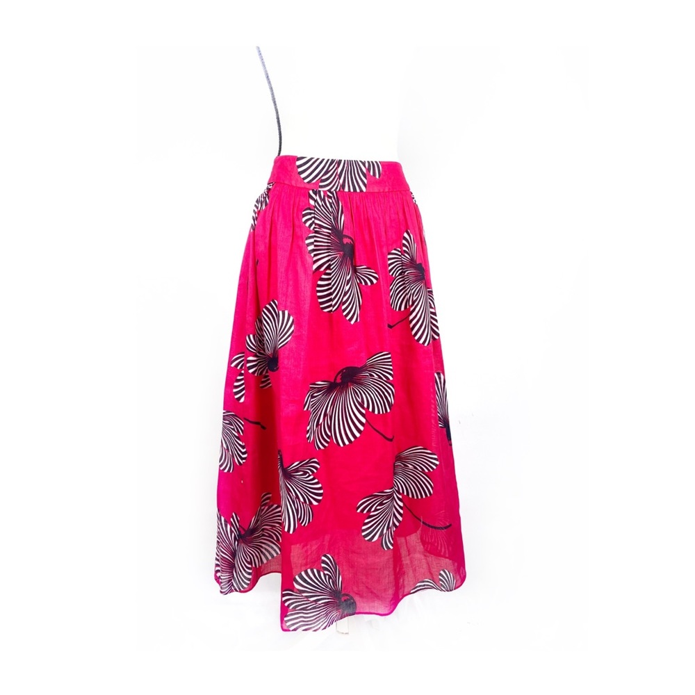 ANN TAYLOR Flare Poppy Maxi Skirt Size 4